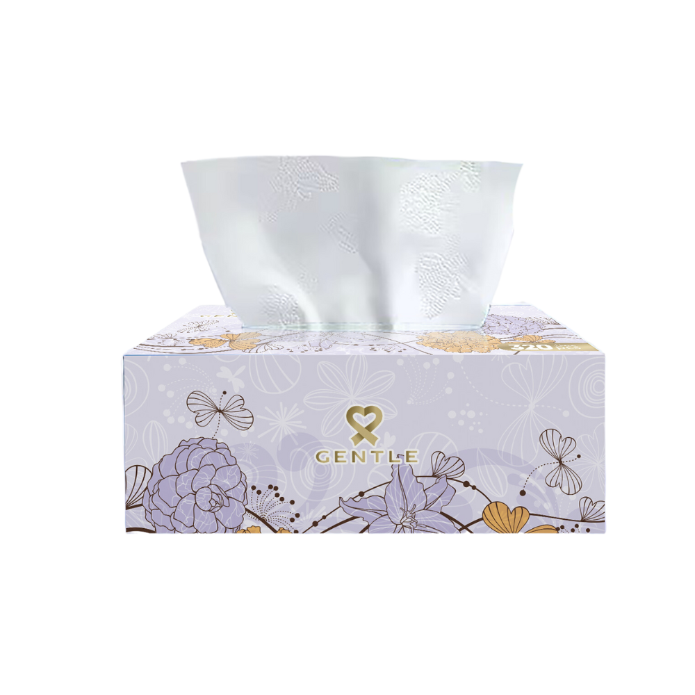 Gentle Snowfall Tissue Box - Small