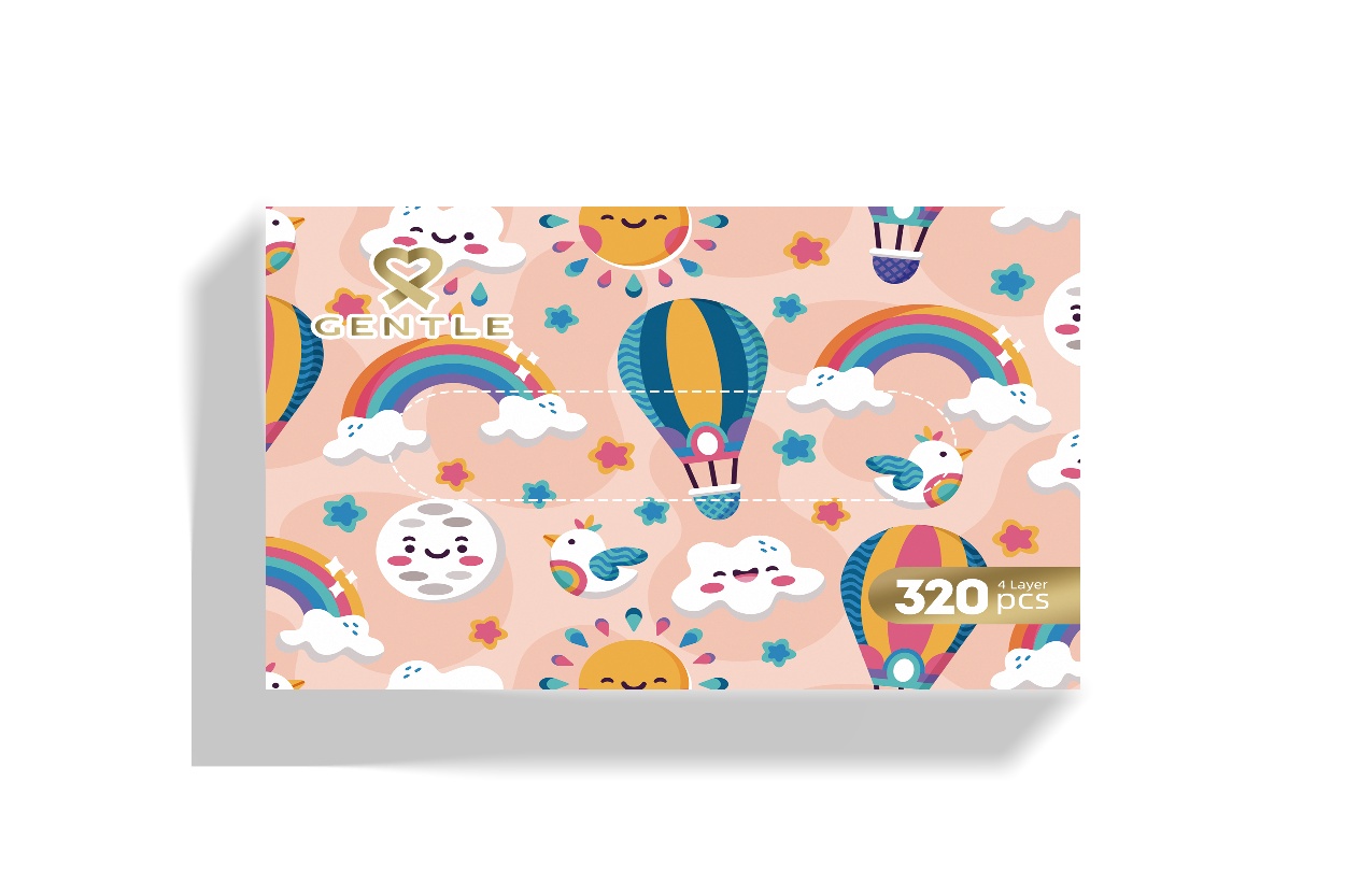 Gentle Sky Tissue Box - Small