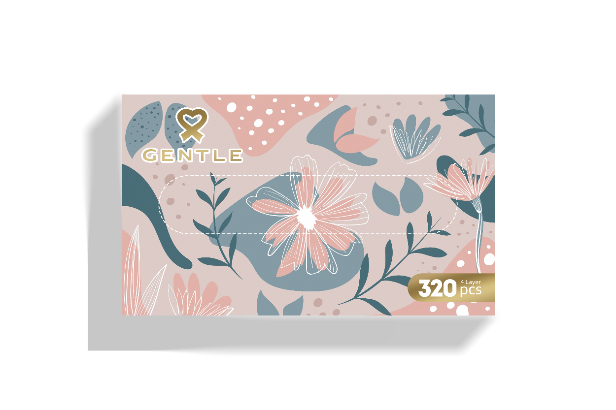 Gentle Serenity Tissue Box - Medium