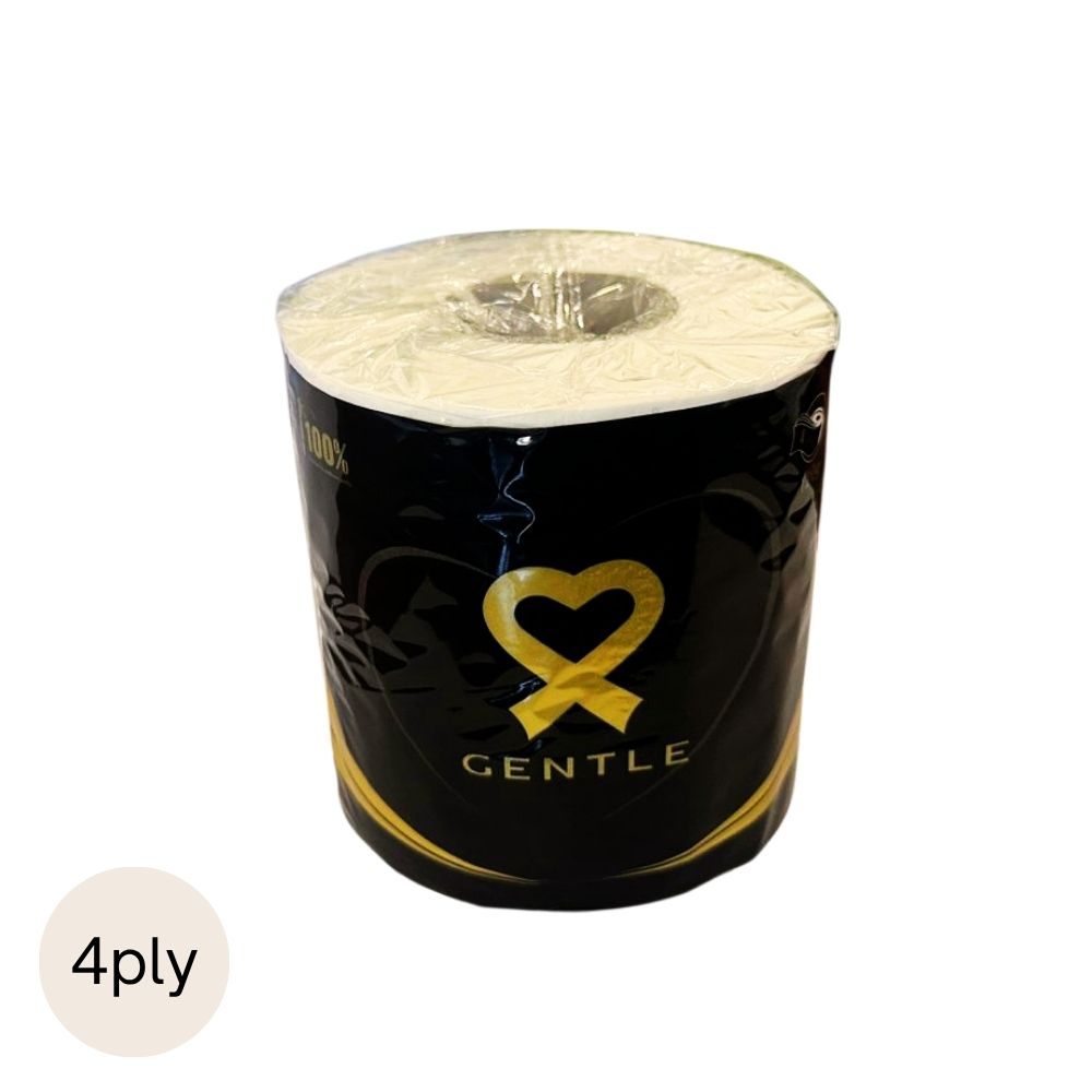 Gentle Bamboo Pulp Tissue Roll – 4-Ply Premium Tissue (120g)