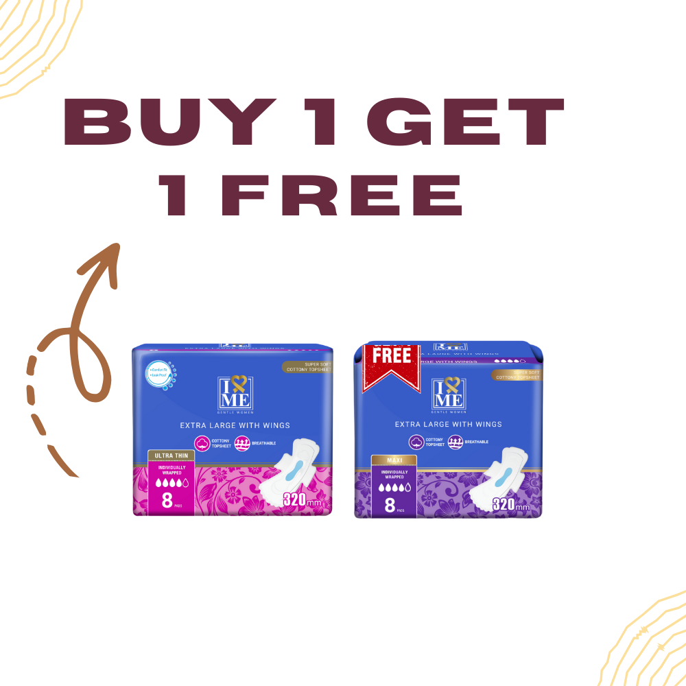 Gentle Women Ultra Thin 320 mm Sanitary Pads - Extra-Large (Buy 1 Get 1 Free)