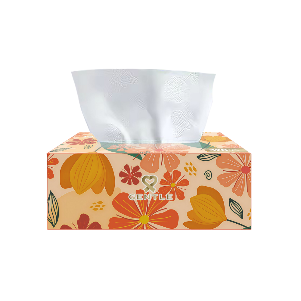 Gentle Flora Tissue Box - Small