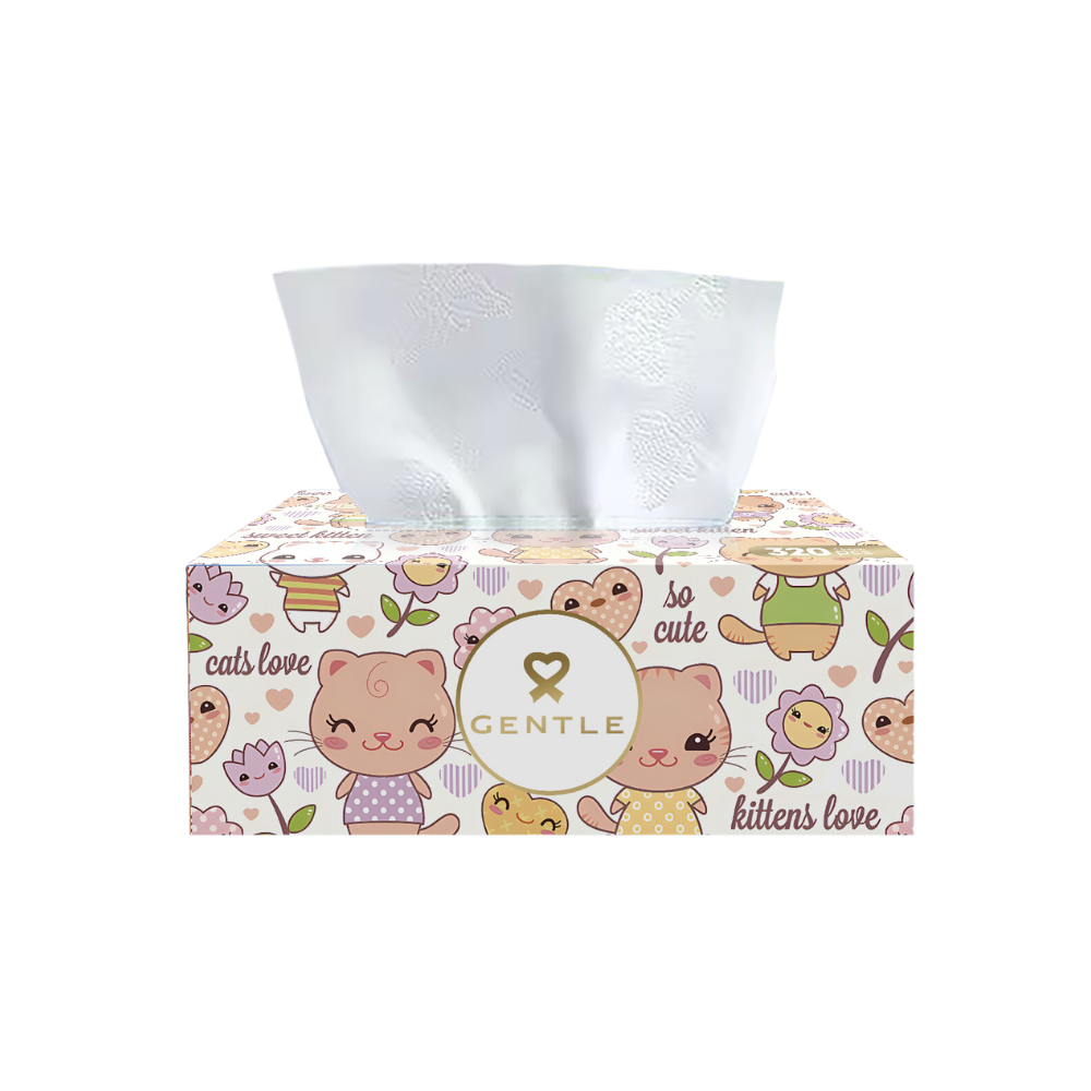 Gentle Cuddle Tissue Box - Small