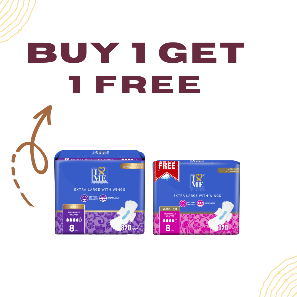 Gentle Women Maxi 320 mm Sanitary Pads - Extra-Large (Buy 1 Get 1 Free)