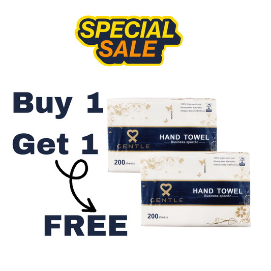 Gentle Hand Towel – Premium Quality Tissue (Buy 1 Get 1 Free)
