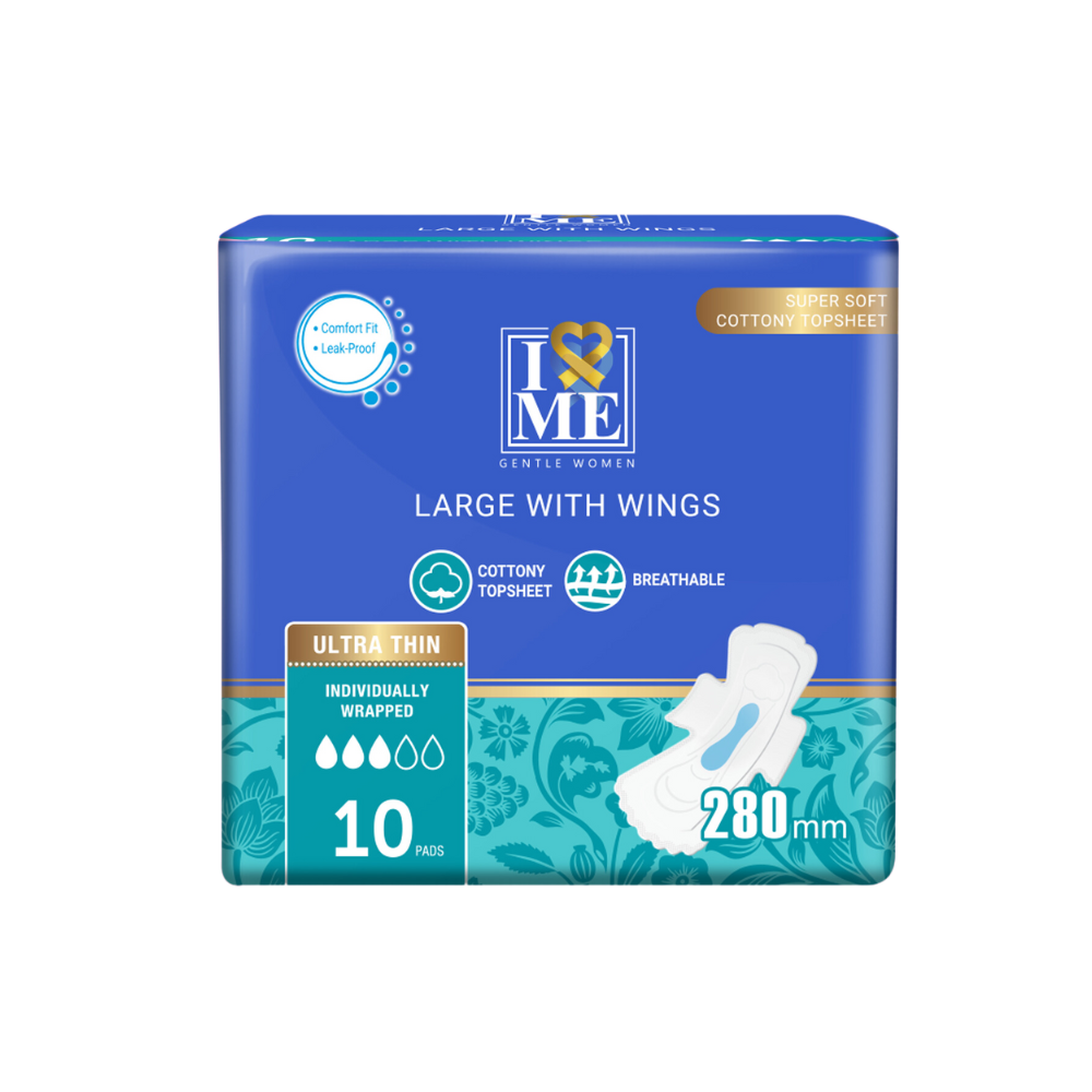 Gentle Women Ultra Thin 280 mm Sanitary Pads - Large