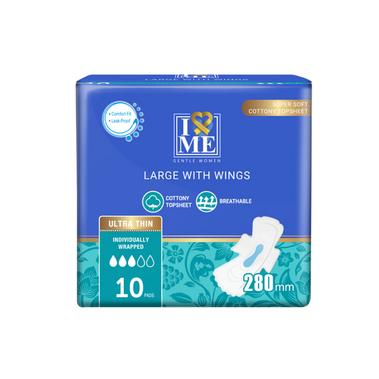 Gentle Women Ultra Thin 280 mm Sanitary Pads - Large