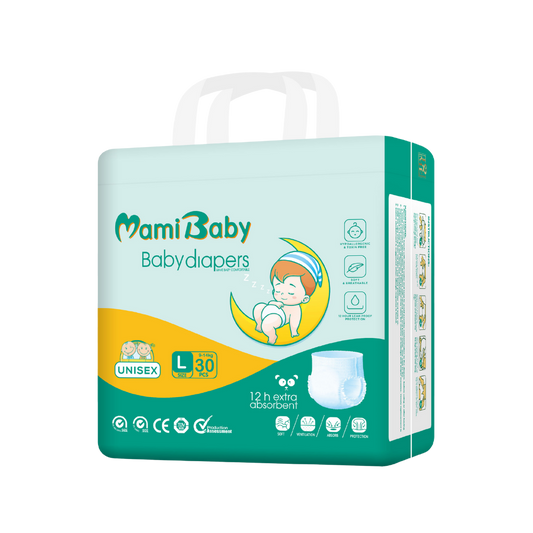 Mami Baby Diaper Pants – Soft & Breathable (12-Hour Protection)