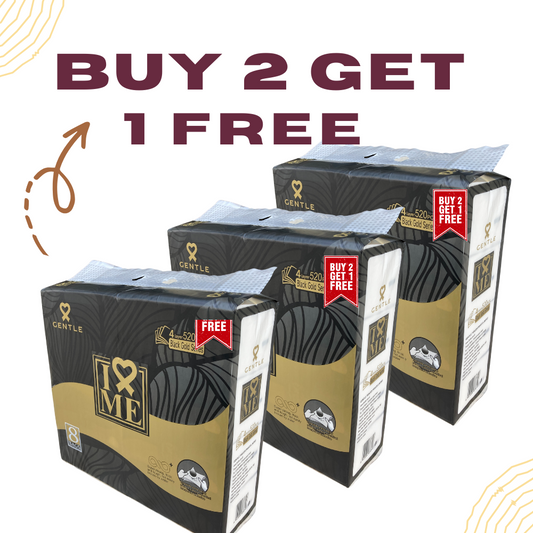 Gentle Immense Black Gold 520s 4ply (Buy 2 Bag Get 1 Free Bag) Pack Of 08