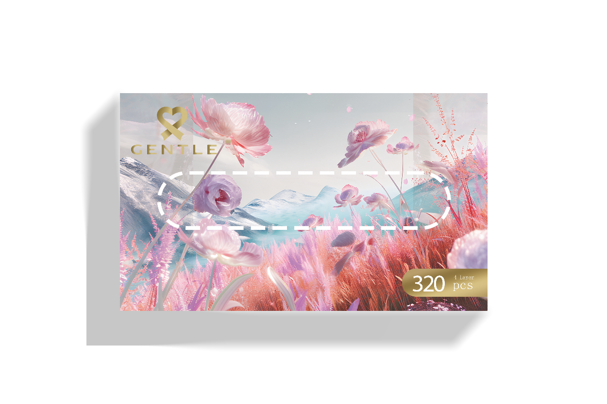 Gentle Heaven Tissue Box - Medium